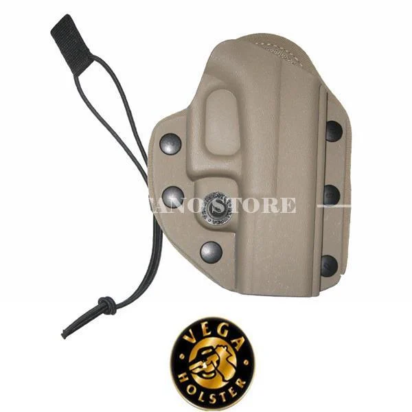 FUNDA DE POLÍMERO SISTEMA MOLLE DESERT GLOCK 17/22/31/37 VEGA HOLSTER (VKK804N)