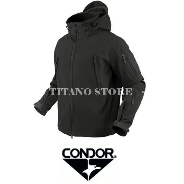 CHAQUETA SOFT SHELL NEGRO L CONDOR (602-002-BK-L)
