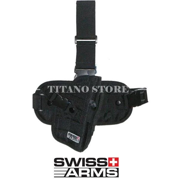 FUNDA DE PIERNA SWISS ARMY NEGRA (603615)