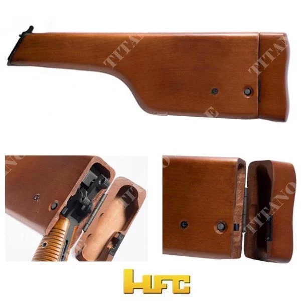 STOCK DE MADERA REAL PARA MAUSER CANNON C96 HFC (H640)