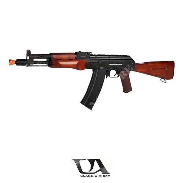 AK-74 SLR105 COMPACT PDW FULL METAL-MADERA CLÁSICO ARMY (CA017M) RIFLE