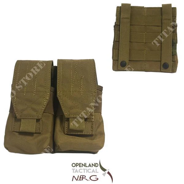 FUNDA DOBLE PARA CARGADOR M4 / AK VERDE N.ER.G (OPT-008-02)