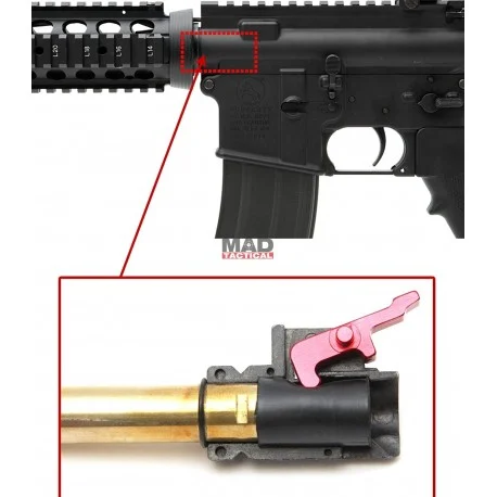 LEVA INTERNA CAMARA HOP UP FIRST FACTORY ALUMINIO STRIKE HOP ARM FOR TOKYO MARUI M4 GBBR (MWS / CQBR / CARBINE)