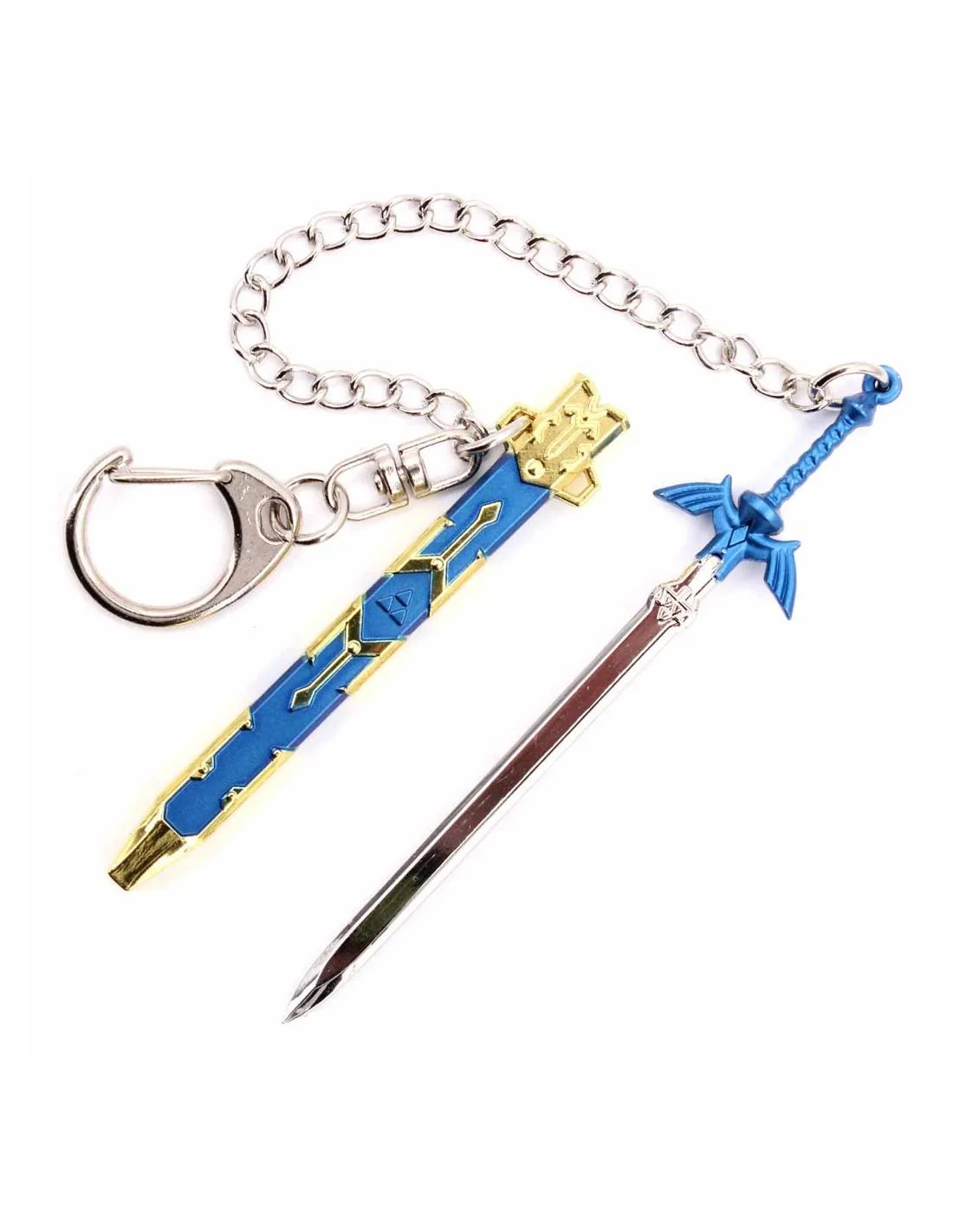LLAVERO ESPADA BLUE ZELDA 9CM - BH -