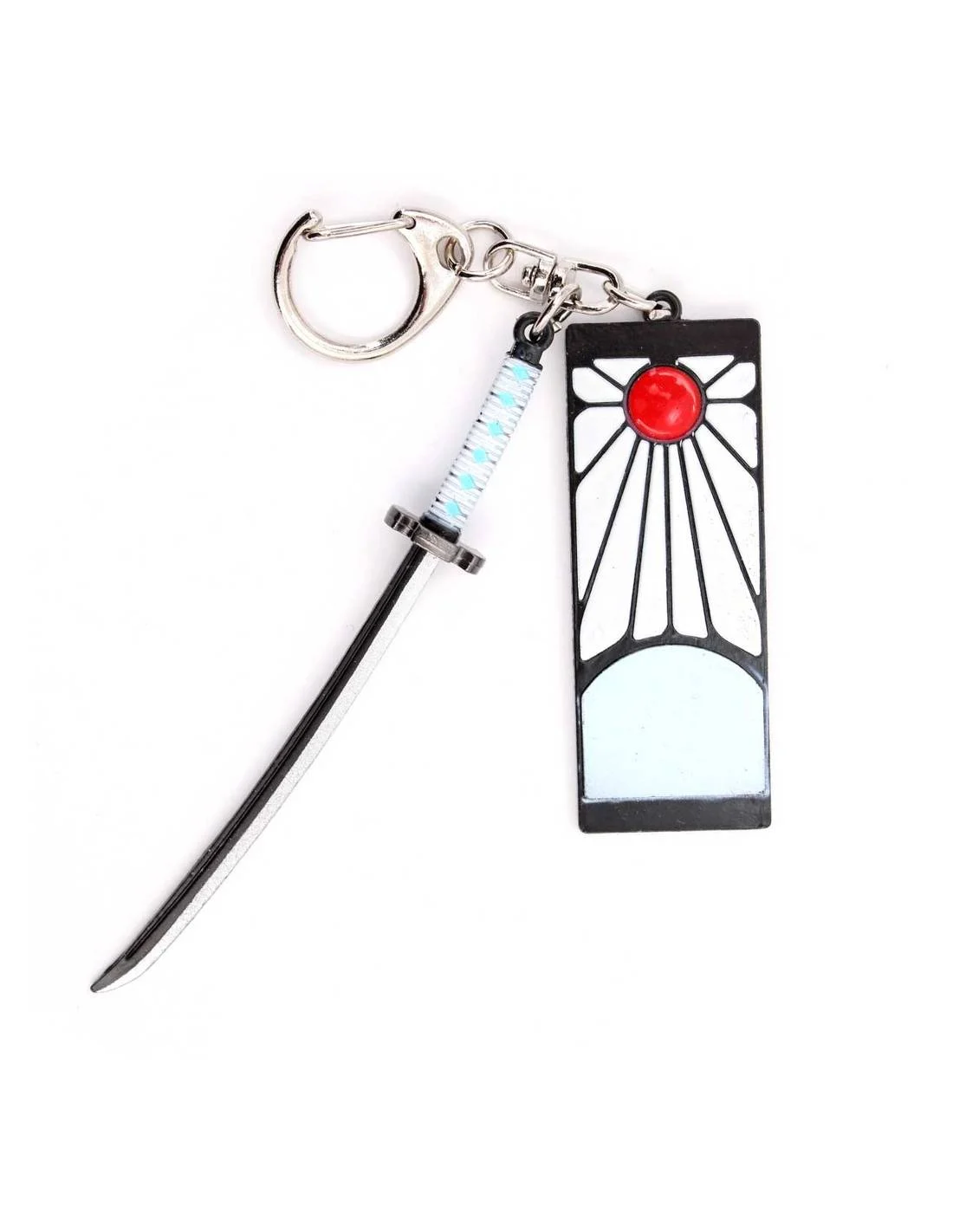 LLAVERO KATANA DMSY 9CM BLANCO - BH -