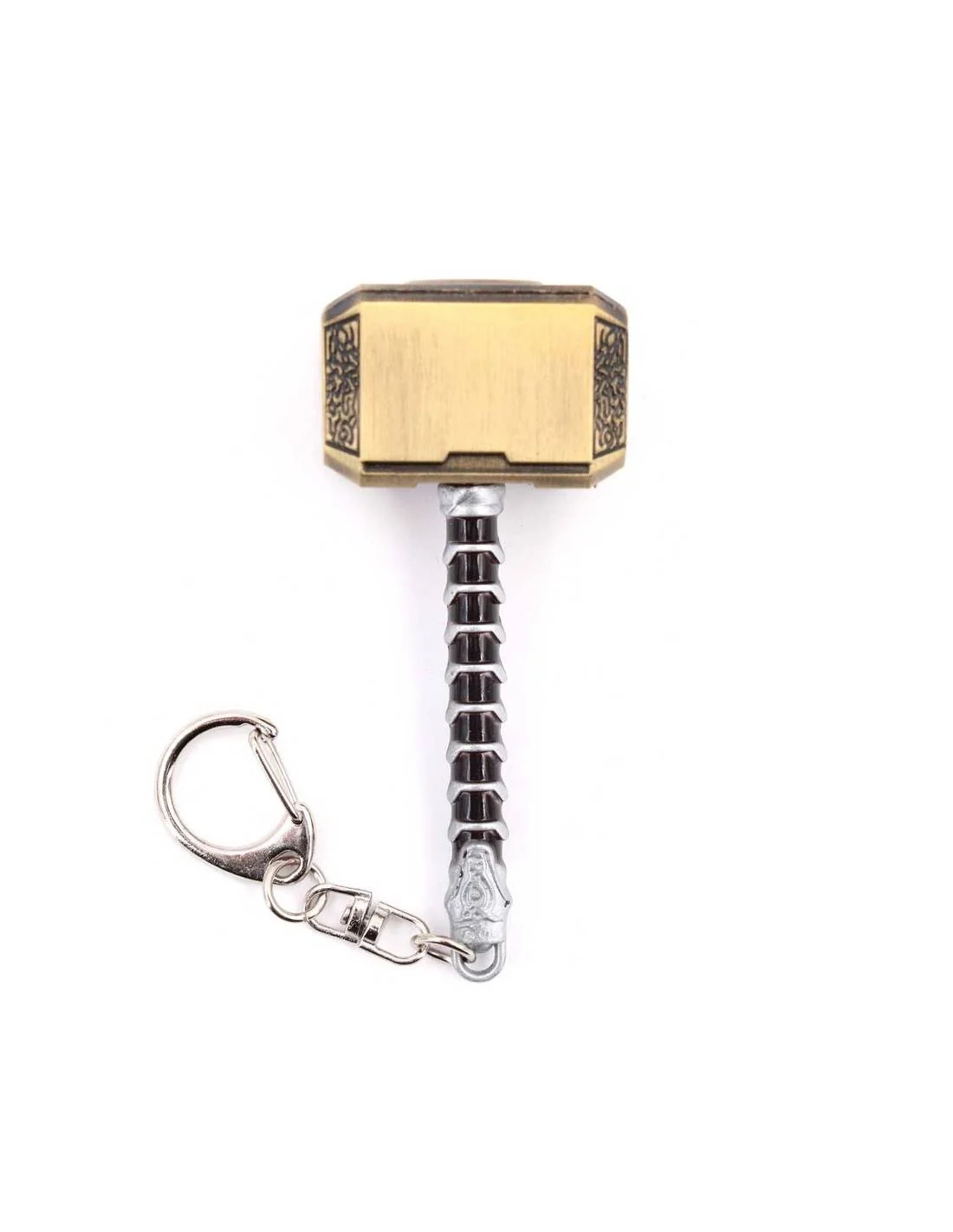 LLAVERO MARTILLO MJOLNIR DE THOR 8 CM DORADO - BH -