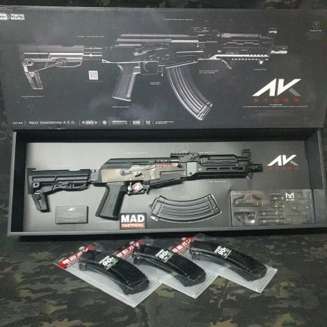 Pack AK STORM Tokyo Marui + 3 cargadores