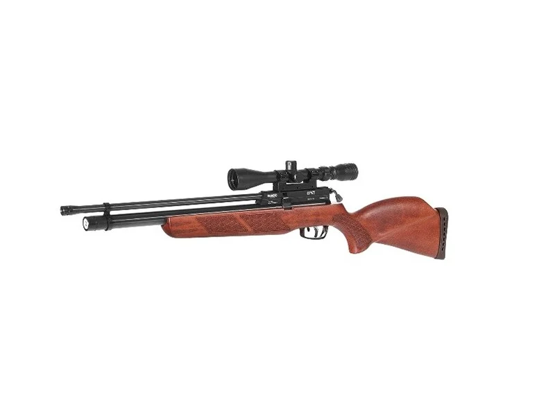 PACK CARABINA GAMO PCP COYOTE MADERA + VISOR 4X32 + 1 CAJA DE BALINES