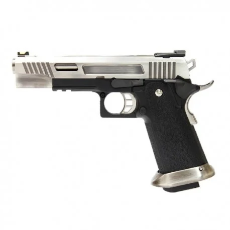 PISTOLA WE HI-CAPA 5.1 REX LONG FULL METAL PLATA