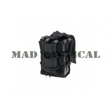 Pouch doble cargador de fusil y pistola Negro