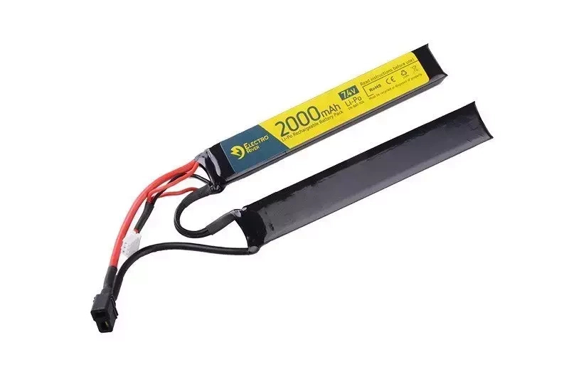 Batería ELECTRO RIVER LiPo 7.4V 2000mAh 15/30C T-connect (DEANS) - 2 módulos