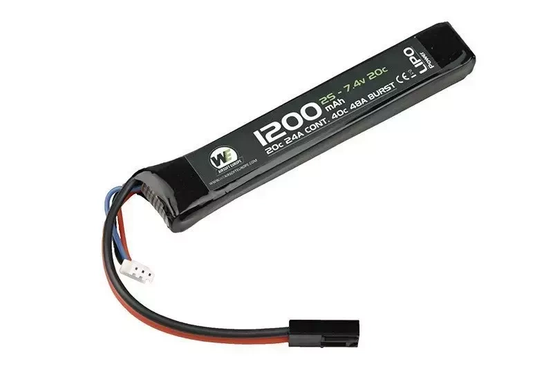 Batería LiPo 1200mAh 7.4V 20C - stick