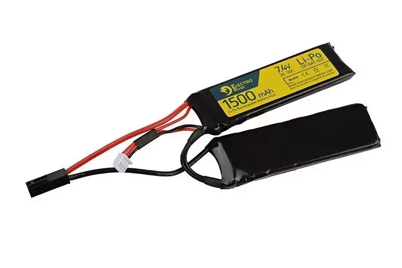 Batería LiPo 7,4V 1500mAh 20/40C - 2 módulos