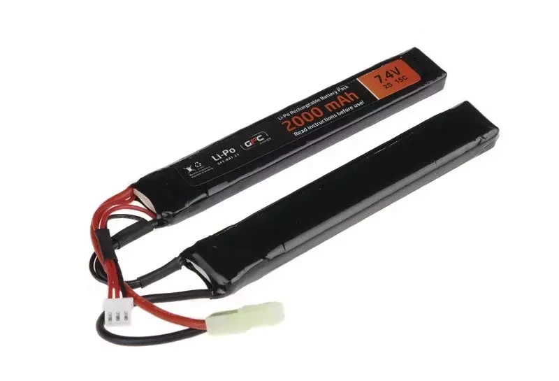 Batería LiPo 7,4V 2000mAh 15/30C de 2 módulos