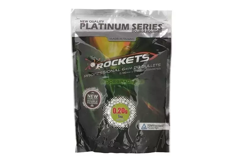 Bolas  0.20g Rockets Platinum 1 kg