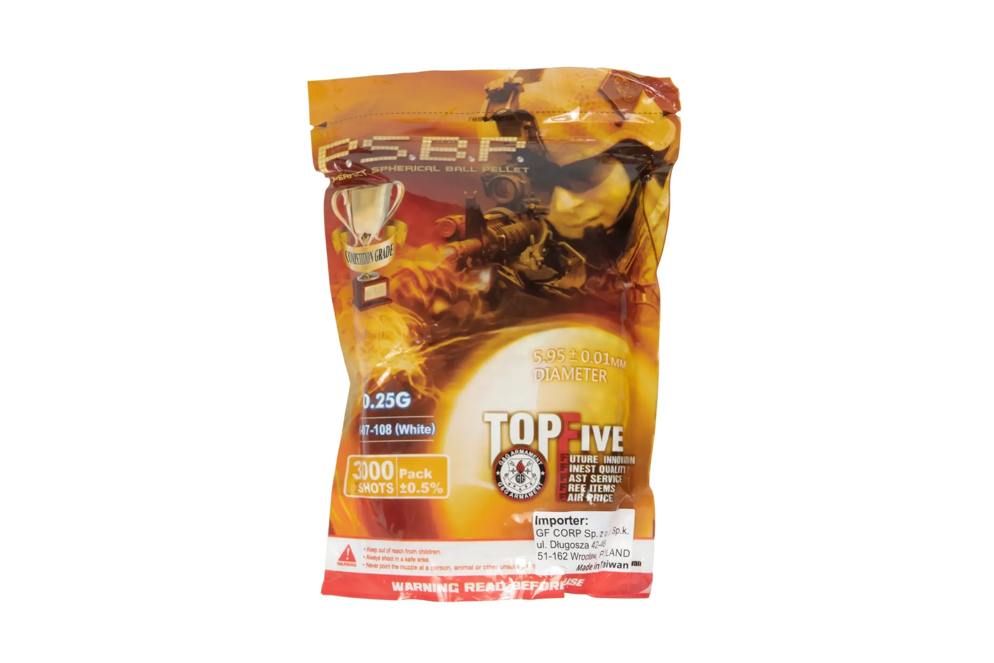 Bolas  0.25g G&G Perfect 3000 uds