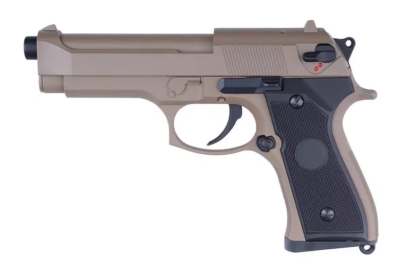 CM126 pistola de airsoft - bronceado (sin batería)