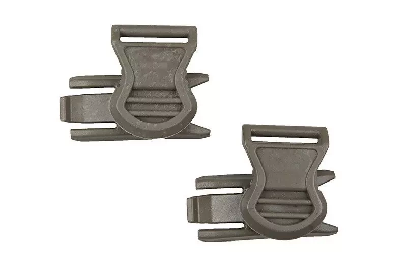 Clip on monturau goggles (19mm) - foliage green