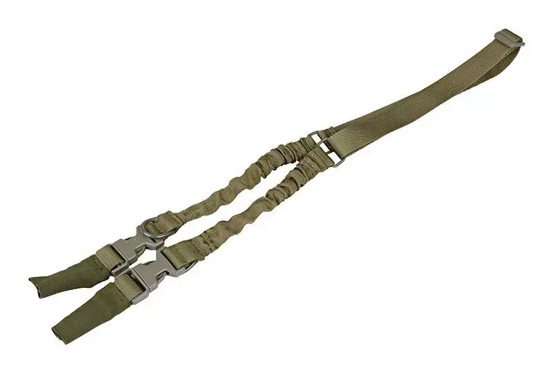 Dos puntas correa punto Bungee - oliva