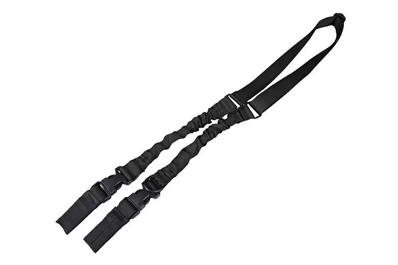 Dos puntos correa punto Bungee - negro