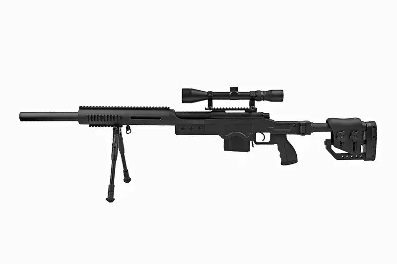 Francotirador de airsoft MB4410D - con mira y bípode
