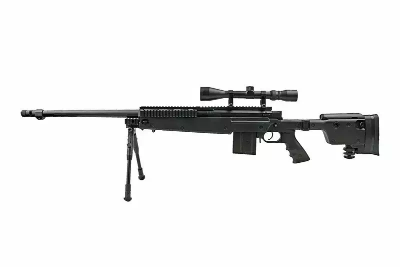 Fusil de airsoft rifle de francotirador MB4407D - con mira y bípode