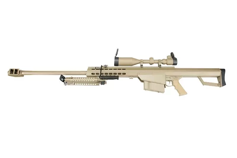 Fusil de airsoft visor y bípode SW-02A - color canela