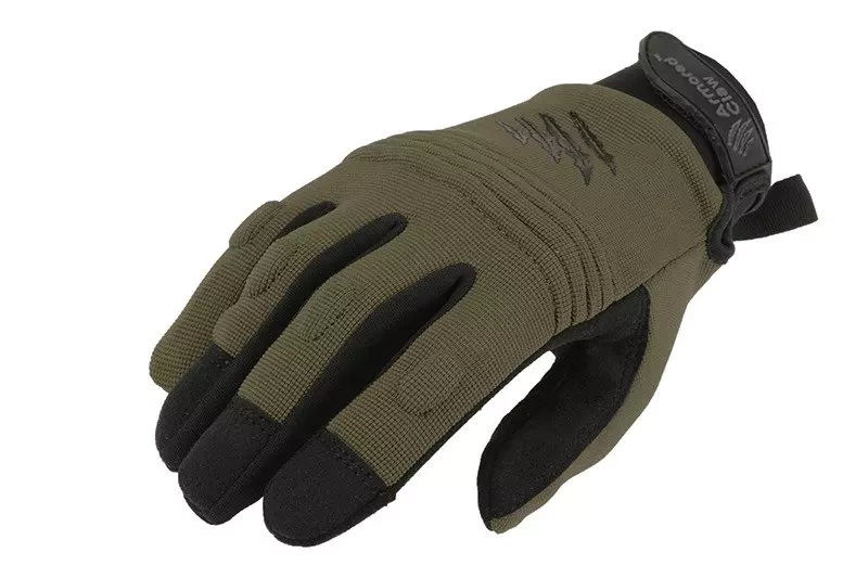 Guantes tácticos Garra blindada CovertPro - verde oliva
