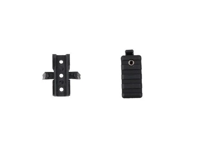 Juego de raíles monturapara cascotipo FAST - negro