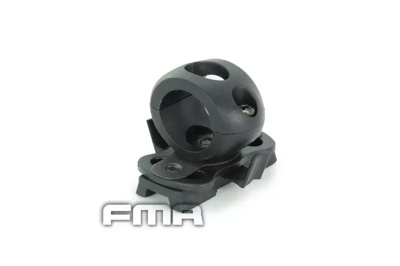 Montura antorchas para cascou 0,83' / 21 mm - negro