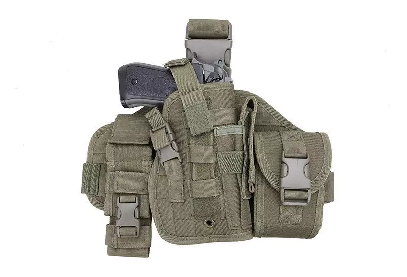 Muslera modular con funda - verde oliva