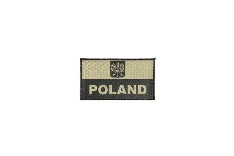 Parche IR - Bandera de Polonia - bronceado