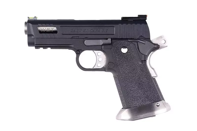 Pistola de airsoft Hi-capun Velociraptor 3.8 Force - negro