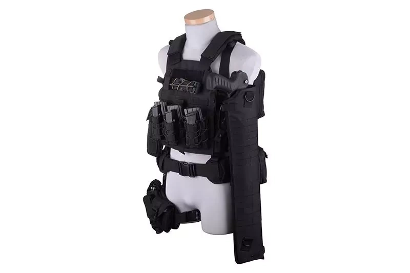 Pouch modular 1+1 TC - negro