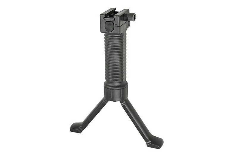 Vertical grip frontal con bípode - negro