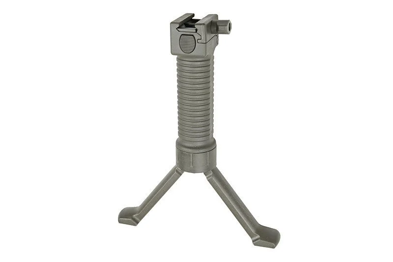 Vertical grip frontal con bípode - oliva