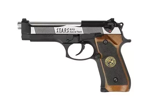 WE-2058 Réplica de pistola BIOHAZARD - 2 TONE