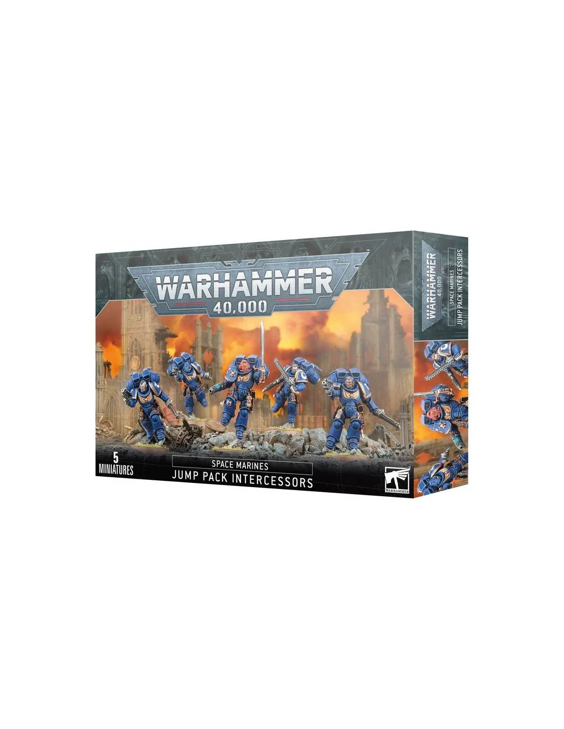 SPACE MARINE INTERCESORES ASALTO CON PROPULSOR SALTO - WARHAMMER 40K -